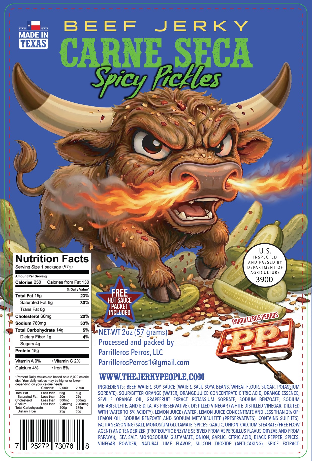 SPICY PICKLES BEEF JERKY