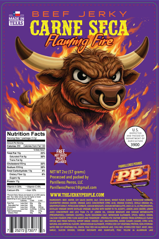 FLAMING FIRE BEEF JERKY