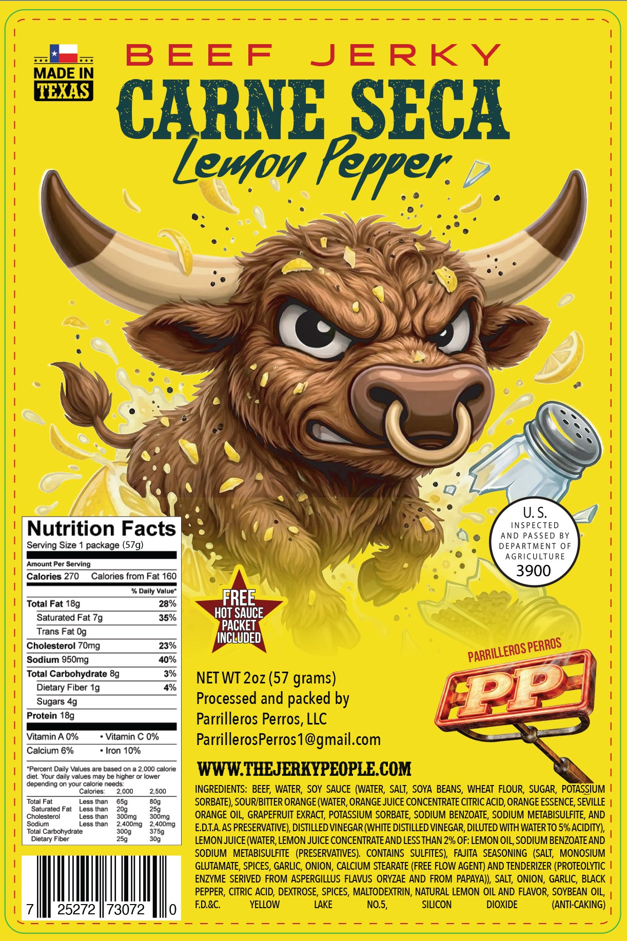 LEMON PEPPER BEEF JERKY