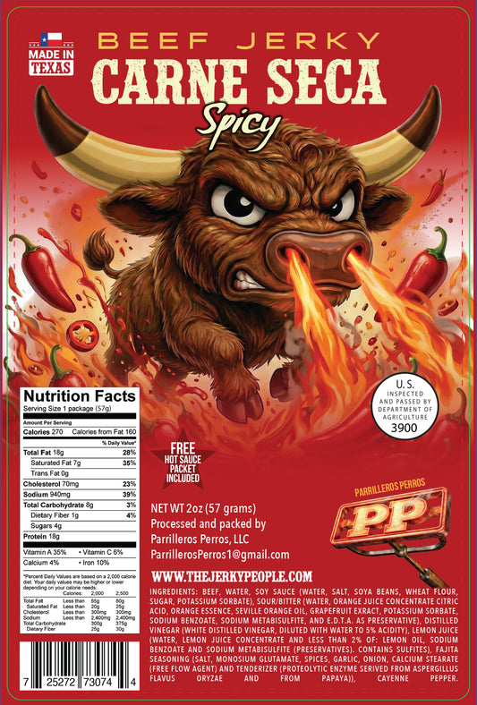 SPICY BEEF JERKY