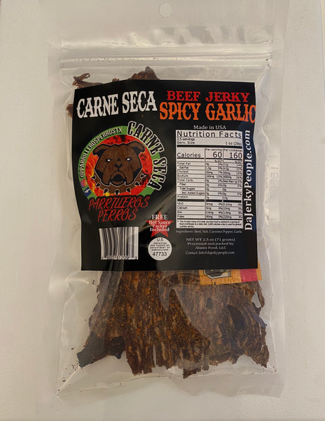 Spicy Garlic Carne Seca – Parrilleros Perros
